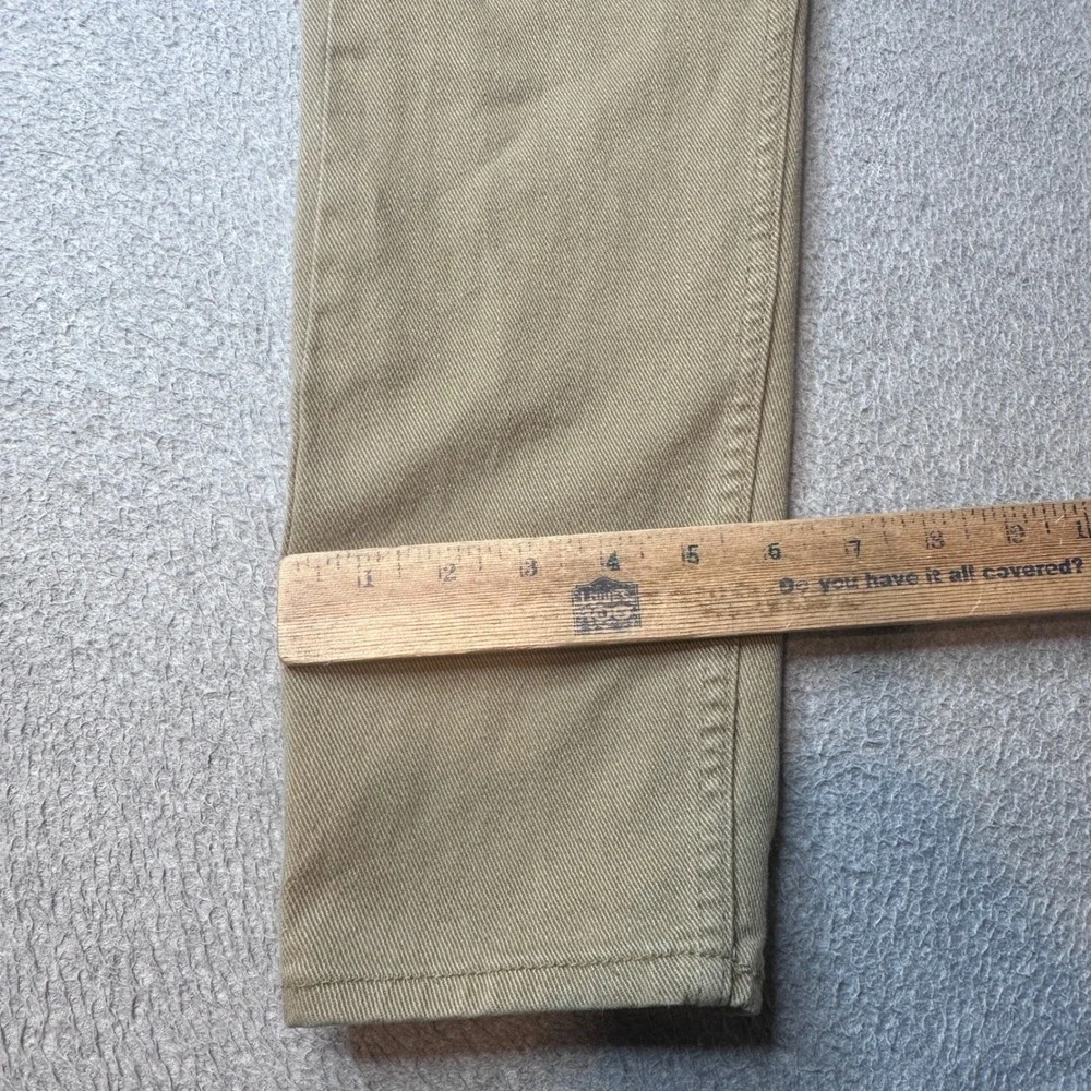 Levi's 512 Pants Mens 28x30 (28x27) Slim Taper Tan Khaki Stretch Everyday Casual
